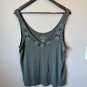 Women's Green Tank Top